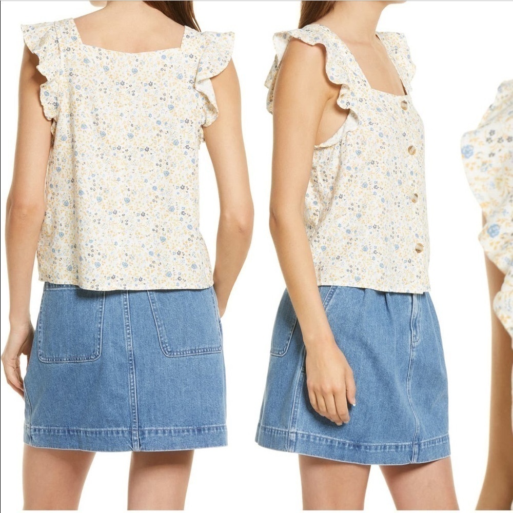 New Madewell Floral Top - Picture 5 of 6